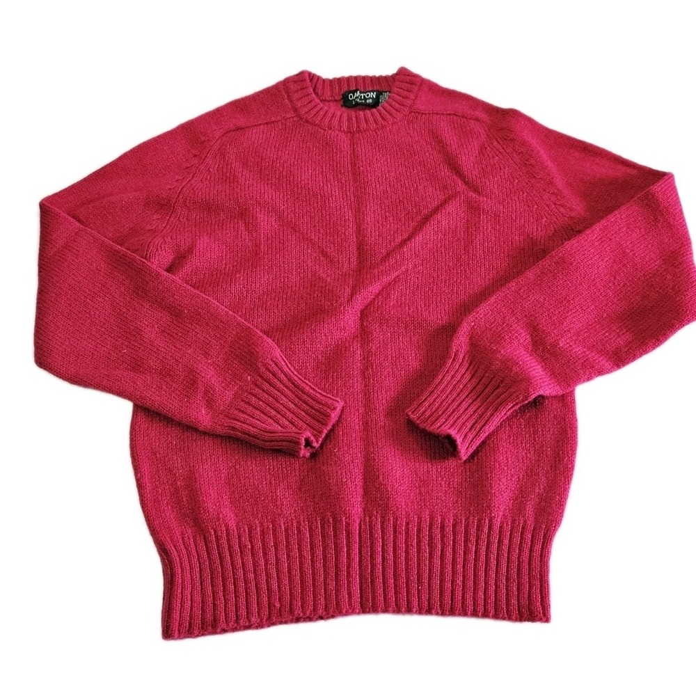 Women's Pink Oakton Pullover Long‎ Sleeved Tight Knit Sweater Size Medium